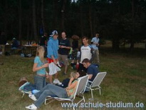 Grillparty der Klasse 10c Kooperative Gesamtschule Bad Bergzabern  Juli 2005