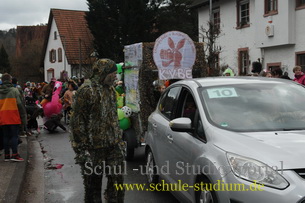 Faschingsumzug in Dahn (Pfalz)