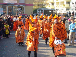 Faschingsumzug in Germersheim (Südwestpfalz)