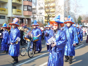 Faschingsumzug in Germersheim (Südwestpfalz)