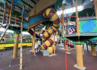 Allwetterhalle im Freizeitpark Lochmühle