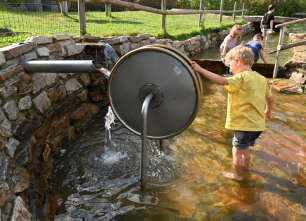 Wasserspielanlage im Freizeitpark Lochmhle