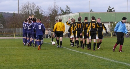 Fußballmannschaft Bad Bergzabern gegen TUS Wollmesheim