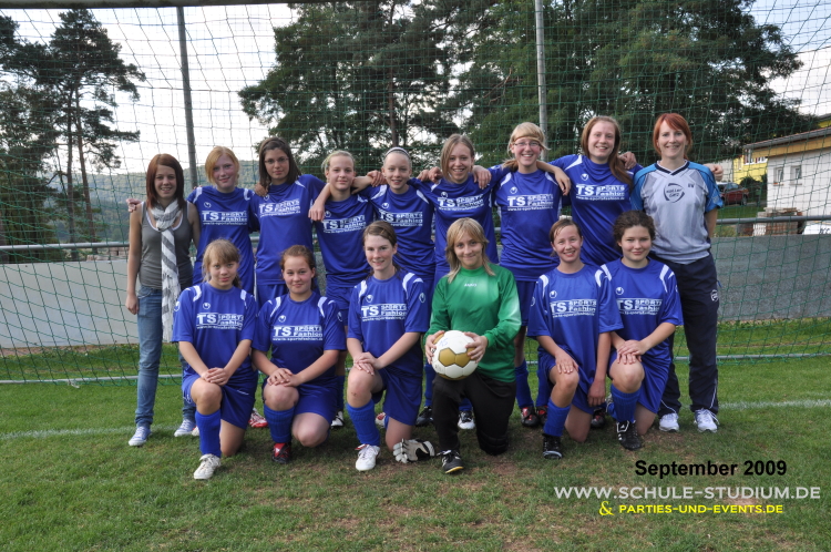 Mädchen Fußballmannschaft B-Juniorinnen. Busenberg, Landesverband Südwest