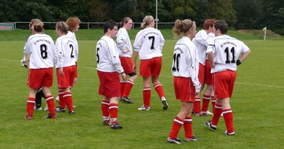 Mädchen Fußballmannschaft Herxheimweyer gegen Bad Bergzabern