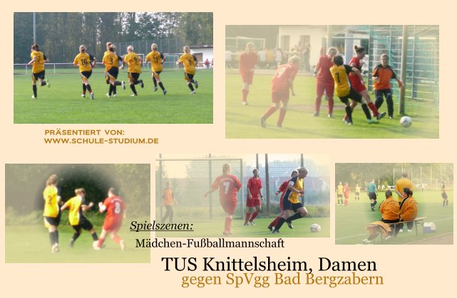 Mädchen Fußballmannschaft TUS Knittelsheim