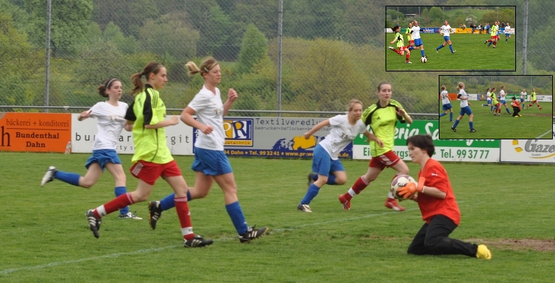 Fußballmannschaft Queichhambach gegen TV Hayna
