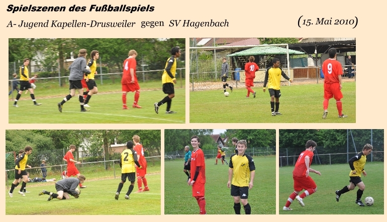 Fußballspiel SV Hagenbach vs. SV Kapellen-Drusweiler