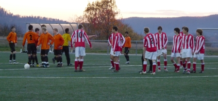 Fußballmannschaft Queichhambach gegen TV Hayna