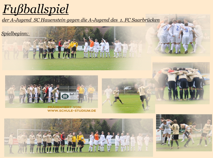A-Jugend Fußballspiel SC Hauenstein gegen 1. FC Saarbrücken