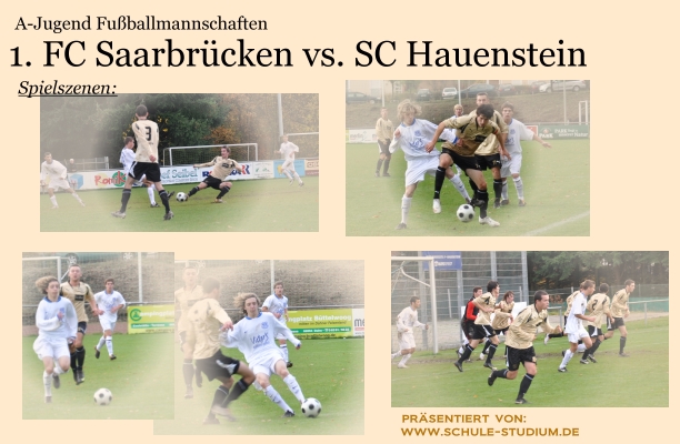 SC Hauenstein gegen 1. FC Saarbrücken