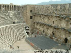 Antike Theater Aspendos in Anatolien