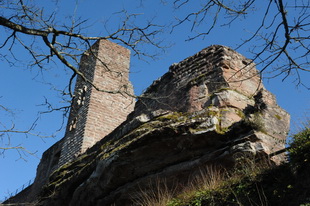 Die Burg(-ruine) Altdahn (Südwestpfalz)