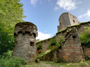 Die Burg Gräfenstein bei Merzalben (Südwestpfalz)