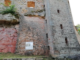 Die Burg Gräfenstein bei Merzalben (Südwestpfalz)