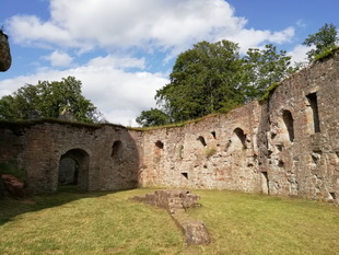 Die Burg Gräfenstein bei Merzalben (Südwestpfalz)