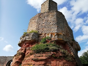 Die Burg Gräfenstein bei Merzalben (Südwestpfalz)