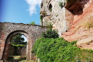 Die Burg Gräfenstein bei Merzalben (Südwestpfalz)