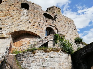 Die Burg Gräfenstein bei Merzalben (Südwestpfalz)