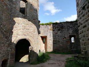 Die Burg Gräfenstein bei Merzalben (Südwestpfalz)