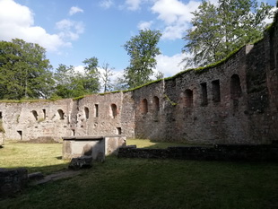 Die Burg Gräfenstein bei Merzalben (Südwestpfalz)