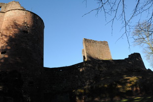 Die Burgruine Neudahn(Südwestpfalz)