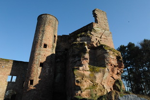 Die Burg Neudahn(Südwestpfalz)