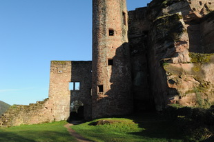 Die Burgruine Neudahn(Südwestpfalz)