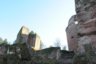 Die Burgruine Neudahn(Südwestpfalz)