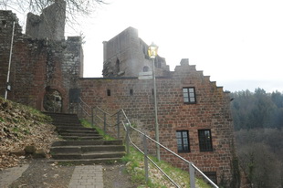 Die Burg Spangenberg (Pfalz)