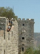 Burg in Bodrum  (Westtürkei)