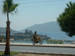 Burg in Bodrum  (Westtürkei)