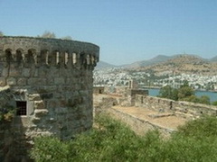 Burg in Bodrum  (Westtürkei)