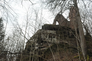 Die Burgruine Breitenstein (Pfalz)