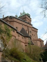 Hochkönigsburg: Blick von der Straße