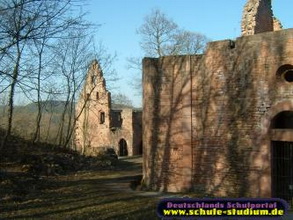 Die Limburg in der Nähe von  Bad Dürkheim