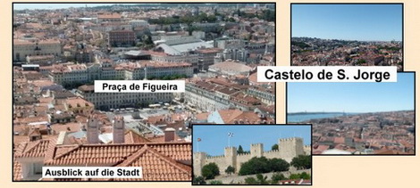 Lissabon. Catelo de S. Jorge