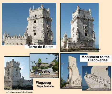 Lissabon Lissabon. Torre de Belem and Monument to the Discoveries