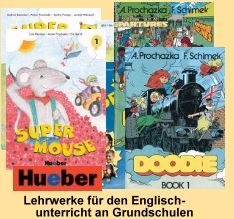 Lehrwerke für den Englischunterricht an Grundschulen vom Hueber Verlag