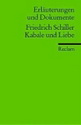 Kabale und Liebe von Friedrich Schiller