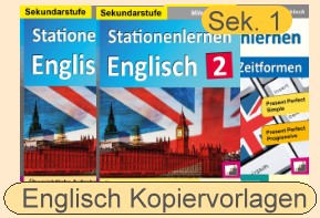 Englisch Kopiervorlagen