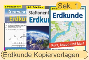 Erdkunde Kopiervorlagen