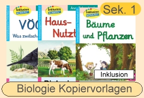 Biologie Kopiervorlagen (Inklusion konkret)