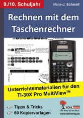 Mathe Kopiervorlagen mit Lösungen - Rechnen mit dem Taschenrechner