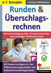 Mathe Kopiervorlagen mit Lösungen - runden und berschlagsrechnen