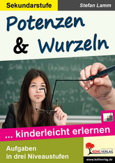 Mathe Kopiervorlagen mit Lösungen - Potenzen und Wurzeln