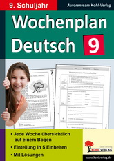 Deutsch Kopiervorlagen Kohl Verlag, Sekundarstufe I