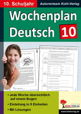 Deutsch Kopiervorlagen Kohl Verlag, Sekundarstufe I