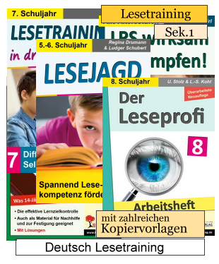 Deutsch Kopiervorlagen Lesetraining, Sinnerfassendes Lesen