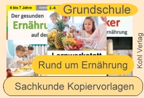 Sachkunde Kopiervorlagen Gesunde Ernährung